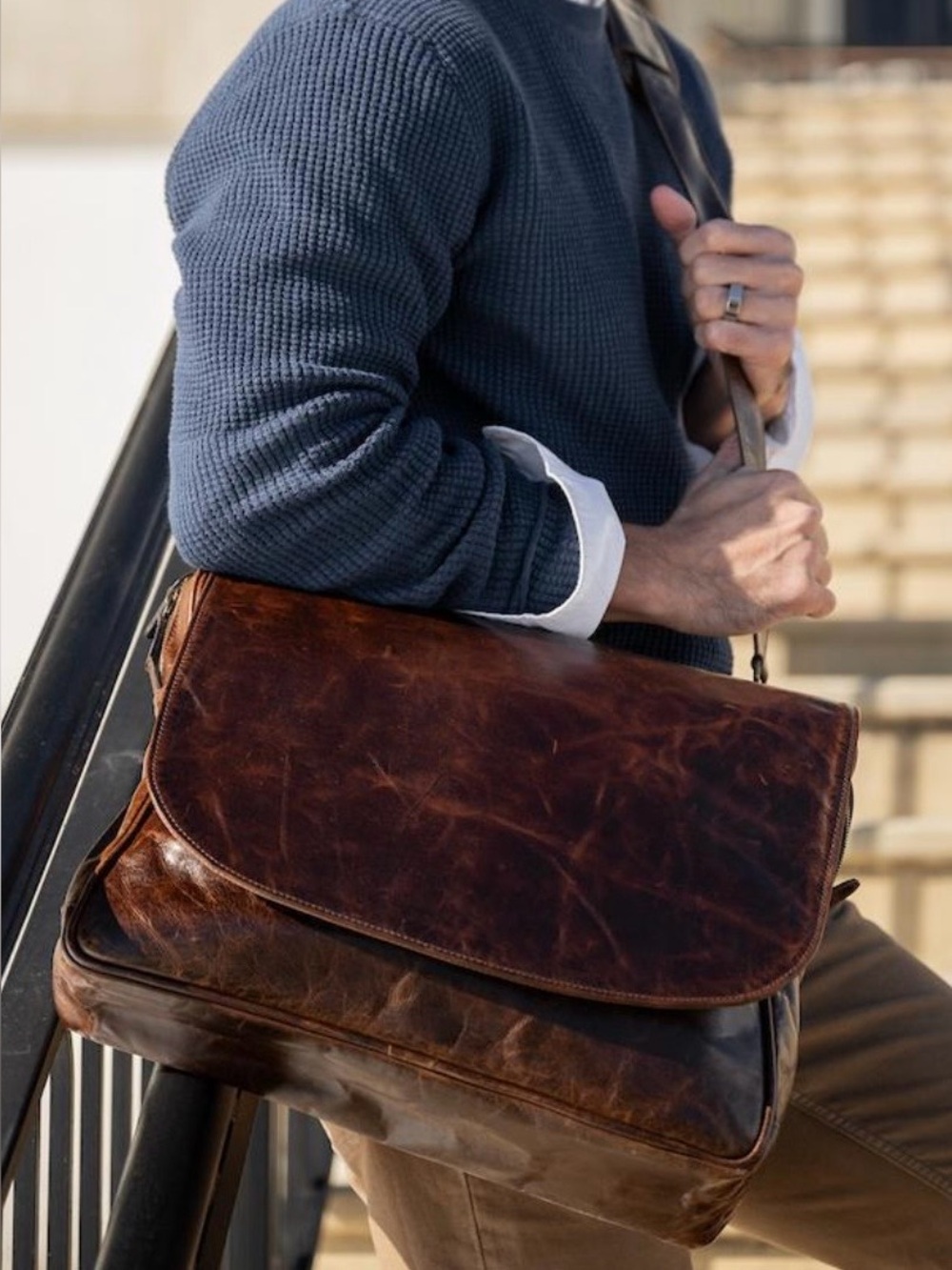 Moore + Giles Wynn Mail Bag - Brompton Brown